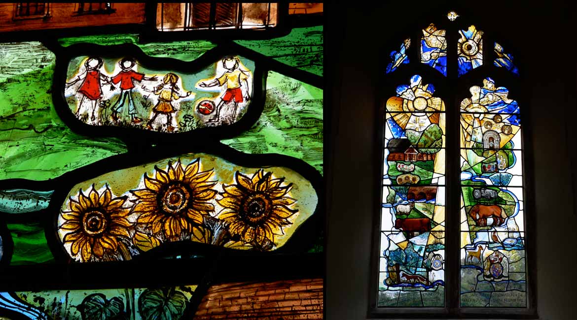 Commission of new Stained Glass Window at All Saints, Honington, Suffolk